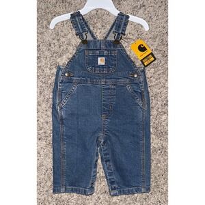 3 Month Carhartt Denim Overalls Baby Toddler‎ 3 Months Blue Jeans
